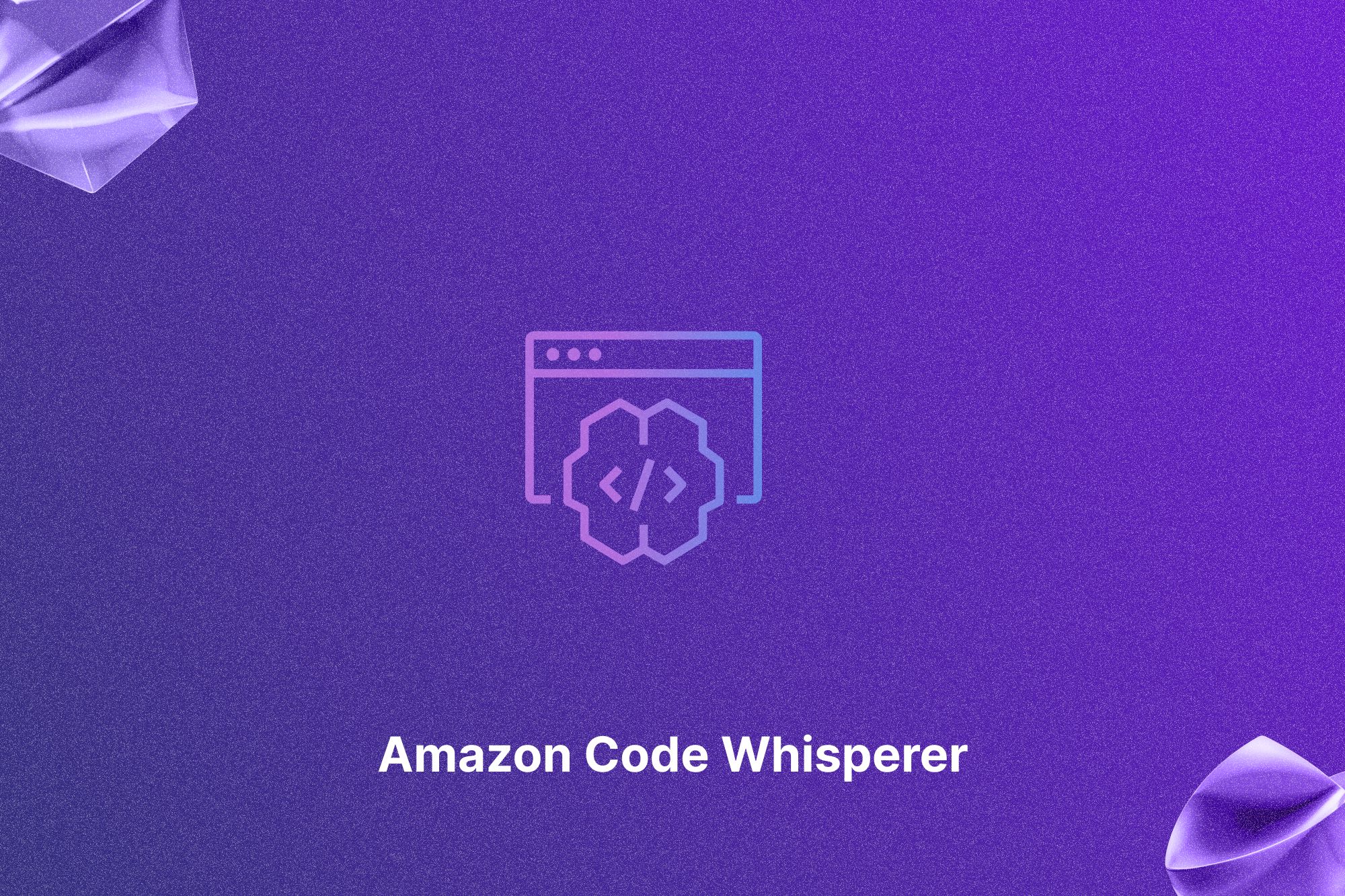 Enhance your coding experience with Amazon CodeWhisperer